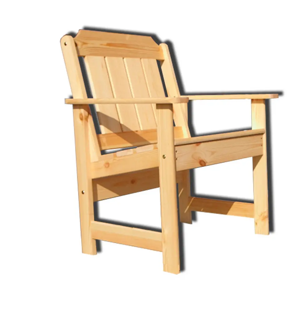 Кресло из массива сосны Ярви (дачное)