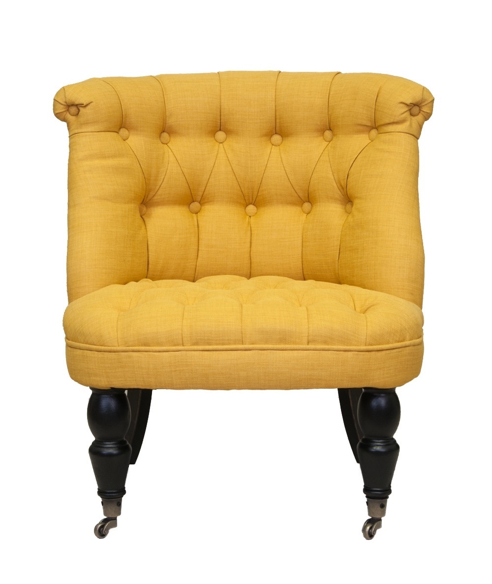 Низкие кресла для дома Aviana yellow