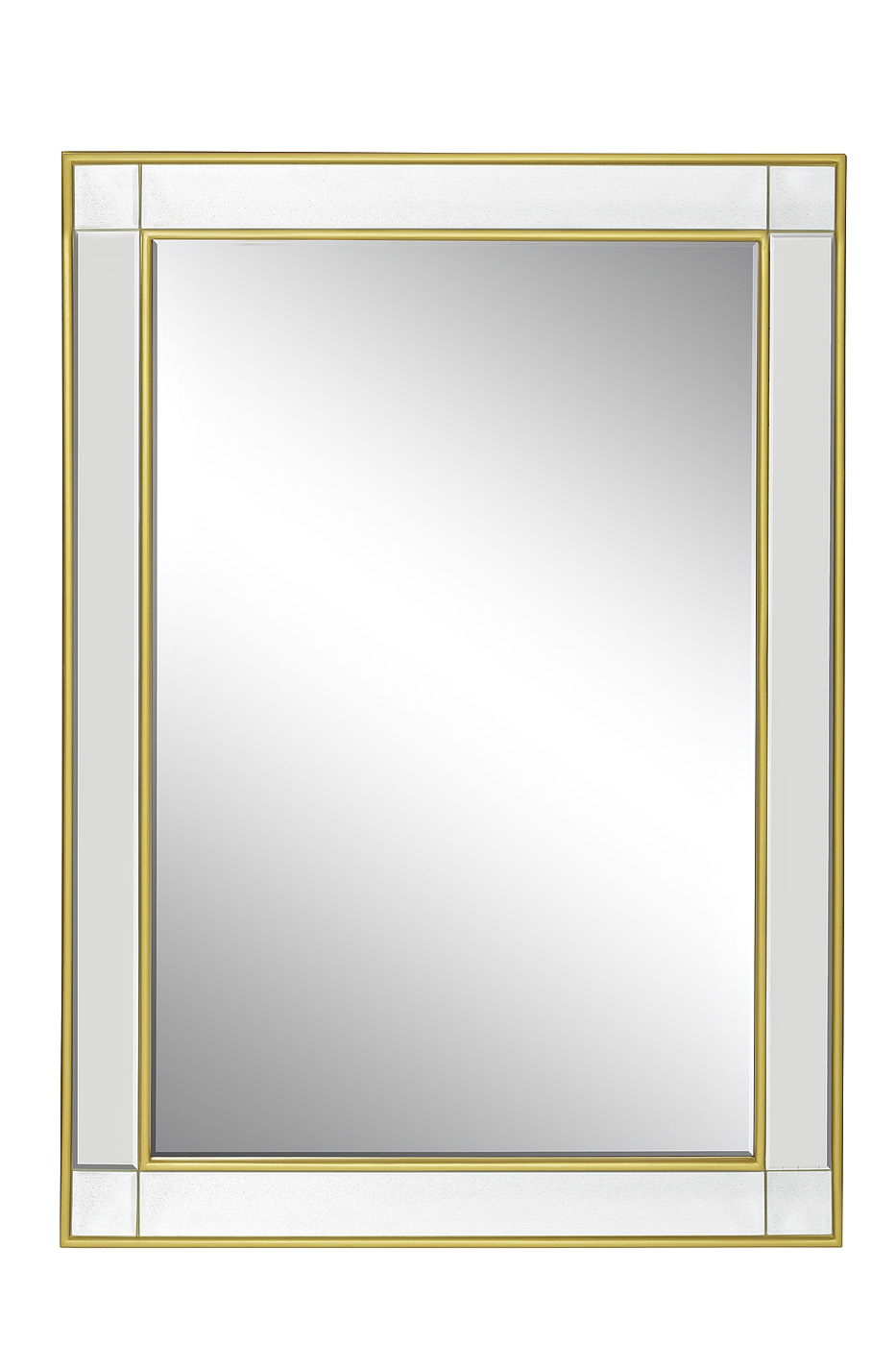 19-OA-8172 Зеркало прямоугольное, отделка цвет золото 