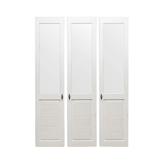 Комплект дверей к стеллажу "Рауна" 30 (белый воск УКВ)