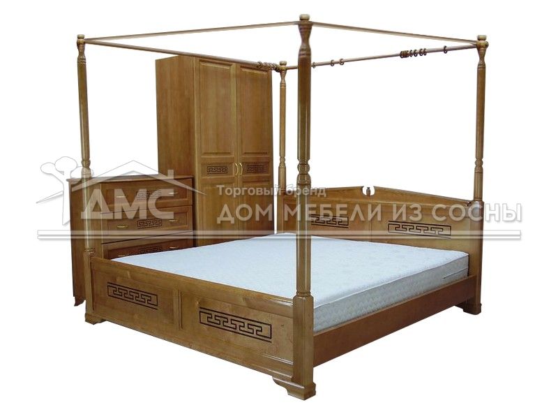 Кровать Афина с балдахином 2000х2000